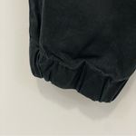 Carmar Black Jogger Cotton Pants SIZE 8 Elastic Waist with Zip and Snap Fly Photo 4