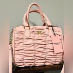 Juicy Couture  Run The World Pink Diamond Ruched Satchel NWT Photo 1