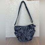 Vera Bradley  Black and White Paisley Shoulder Bag Photo 1