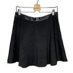 Lush Clothing Lush Black Embossed Floral Skater Circle Skirt Photo 0