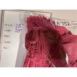 Anthropologie By Gauze Tunic Mini Dress Sz S Pink Henley Oversized Boho Fringe Photo 6