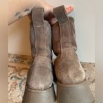 ASOS Viral Suede Zip Ankle Boots Photo 3