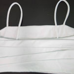 Olivaceous  White Cropped Tank Top NWT Size Medium White Crop Top Photo 3