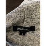 Ambiance Shirt Womens Small Gray Colorblock Hooded Raglan Tunic Top Lightweight Photo 4