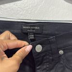 Banana Republic high rise slim wax coated jeans Black Size undefined Photo 5