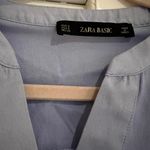 ZARA denim blue Dress With Belt Photo 5