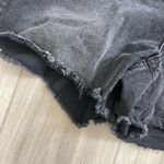 NWOT Dip Womens Washed Black Distressed Frayed Hem Shorts Size 12 Photo 1