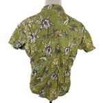 Jimmy Buffet Margaritaville Green Floral Birds Button Up Shirt Size Large Photo 4