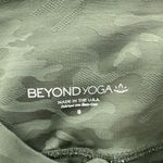 Beyond Yoga  High Waisted Midi Leggings Green Camo Athletic Jacquard Women Small Photo 4