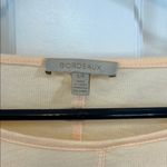 Bordeaux  Semi Sheer Peachy Orange Dolman Sleeve Boxy Fit Blouse - Size Small Photo 1