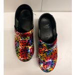 Dansko  Clog Mule‎ Women's Size 39 US8.5 Professional Nurse Clog Paint Storm Photo 3