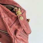 orYANY Women's Deep Red Brown Leather Shoulder Bag Textured Chic Elegant Photo 2