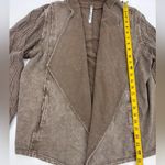 Leo & Nicole Taupe Open Front Blazer Photo 5