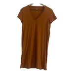 Madewell Womens Copper Fall Shirt T-Shirt Jersey Knit Dress - Sz XS Photo 2