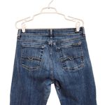 7 For All Mankind Button Fly Jeans Mid Rise Slim Fit Medium Wash Denim Size 29 Photo 5