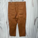 CAbi  Women’s 10 Brown Paper Bag Cargo Pants New Photo 2