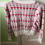 Jessica Simpson  Heart Flower Cardigan Sweater XL  Photo 4