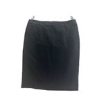 ANDREW GN Vintage Black Velvet Pencil Skirt Size 40 Photo 3