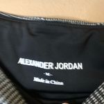 Alexander Jordan Tummy Control Leggings Plaid Leggings Black Grey Size Medium Black Photo 2