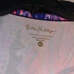 Lilly Pulitzer  Pink and Blue Palm Tree Pattern Photo 1