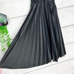 Speechless Black Halter Rhinestone Buckle Pleated Skirt Party Dress Size XS Photo 3