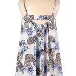 Saks 5th Avenue Saks Fifth Ave Red Label Pineapple Print Semi-Sheer Chemise Size XS Photo 1