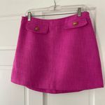Sans Souci  Tweed Hot Pink Skirt Photo 0