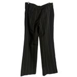 Ann Taylor  LOFT Brown Tan Pinstripe Wide Leg Dress Trouser Pants Size 8 Photo 6