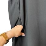 Eileen Fisher  Silk Bateau Neck Cocoon Shift Dress Photo 2