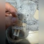 L'Agence L’ agence grey stripped wool blend mock neck chunky knit sweater Photo 5