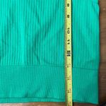 Diane Von Furstenberg DVF for Target Seamless Collared Ribbed Polo Cropped Fitted Top Green  XS Photo 6