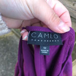 Cameo  APPEARANCE PURPLE FLOWY BLOUSE Photo 2