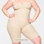 SKIMS  seamless Sculpt High Waisted Above the Knee Short Sand Size XS‎ NWOB Photo 8