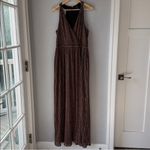 AQUA Maxi Dress Metallic Gown Photo 5