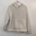 American Eagle beige Cozy Fluffy Sweater size large w/ adjustable cinched waist Photo 0