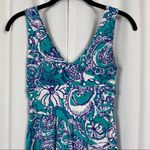 Lilly Pulitzer  Shianne Seafoam Green Montauk Floral Tank Dress Sz.XS Photo 9