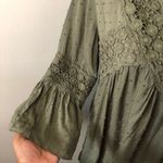 Tantrums Embroidered Eyelet Bell Sleeve Mini Dress Size M Photo 9