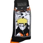 Naruto Shipddun Collection High Cut Socks in Black, Size 8 Photo 0