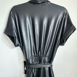 Bebe Moto Faux Leather Jumpsuit 🆕 Photo 7