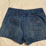 Dollhouse Y2K Vintage Dark Wash High Waist Blue Jean Shorts 9 Nautical Pin Up Photo 5