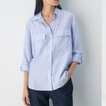 Babaton  Aritzia Striped Button Down Utility Shirt Photo 2