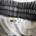Smiley World Charcoal Gray Dripping Smiley Face Sweatpants Joggers Size Medium Photo 4