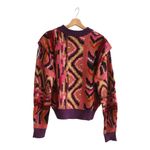 Farm Rio NWOT  Striped Colorful Patchwork Sweater Size Small Photo 9