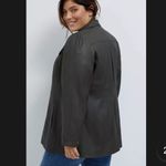 Maeve  Anthropologie Kelly Faux Leather Shacket Photo 2