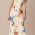 RIHOAS Women's Beige Floral Slip Maxi Dress 3 Red Size L Photo 0