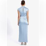 Bardot NWT Auria Satin Maxi Dress In Softblue size 12 Photo 9