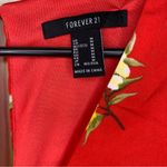 Forever 21  Red Floral Romper Size Medium Photo 1