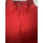 Nike Womens 3/4 Zip Red Track Jacket Size Large Photo 2