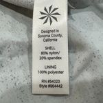 Athleta  Printed Coastline Black Strap Shelf Bra Swim Dress Small Summer Beach‎ Photo 5