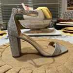 Elegant Silver Rhinestone Women's Heels Sz 8 Photo 5